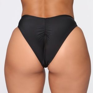 Fashion Nova Mykonos Cinch Back Bikini Bottom